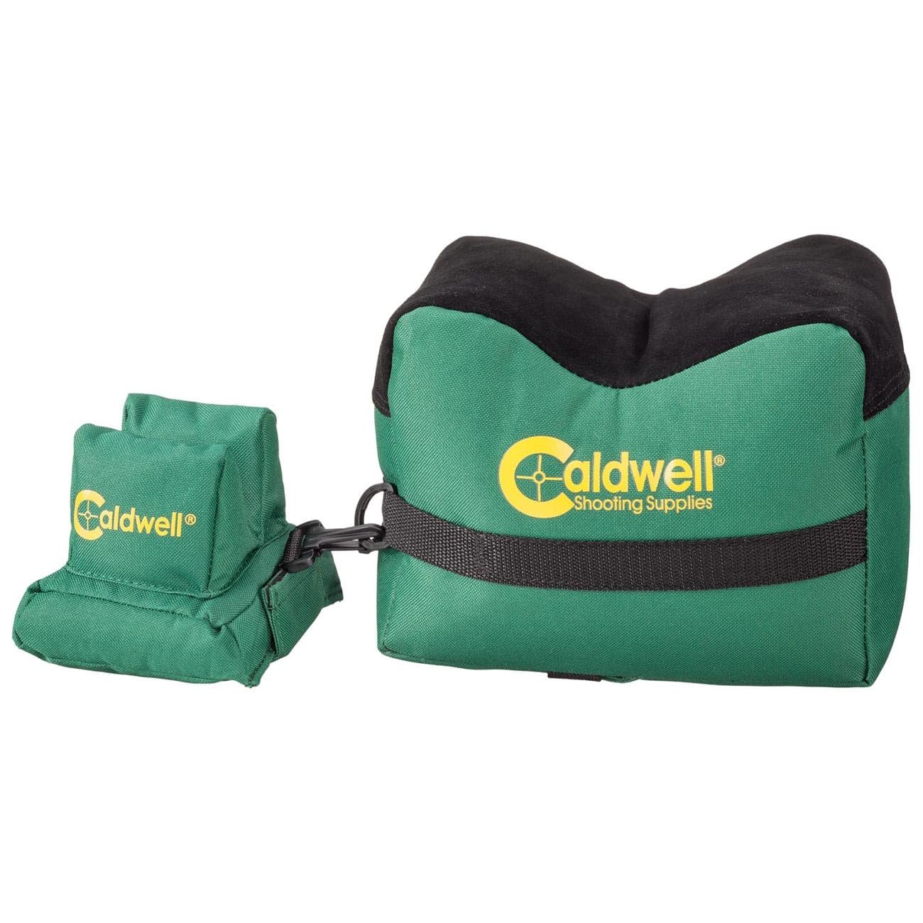 Version 1.0.0 Caldwell DeadShot Boxed Combo Front and Rear Bag with Durable Construction and Water Resistance for Outdoor, Range, Shooting and Hunting, Green/Black - Image 1