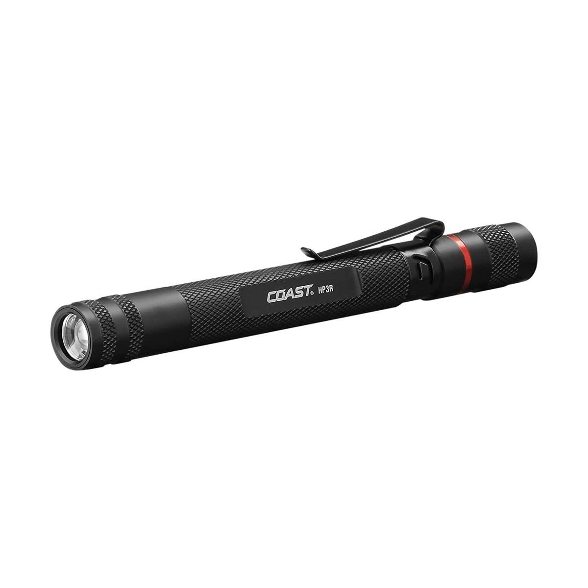 Version 1.0.0 COAST HP3R 500 Lumen Rechargeable LED Penlight with TWIST FOCUS, Black - Image 1