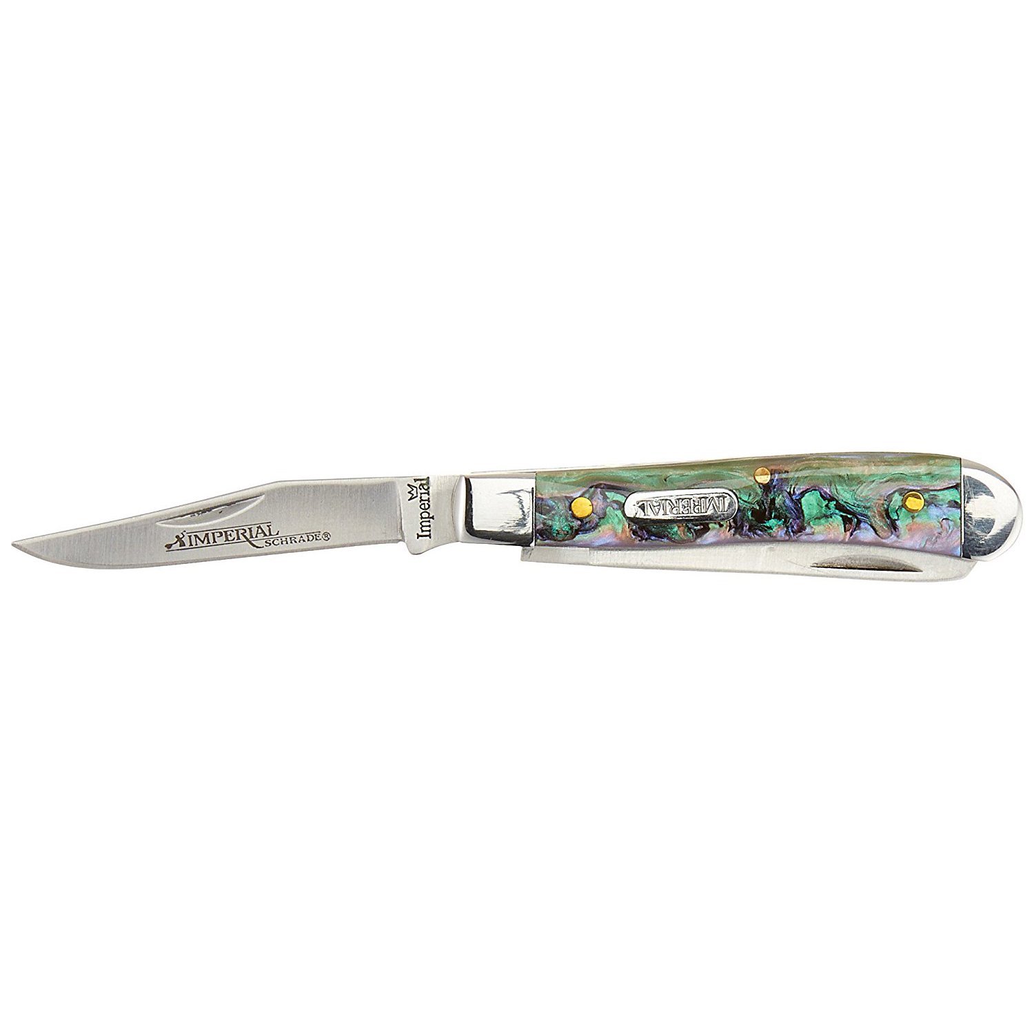 Version 1.0.0 Schrade Imperial IMP19PRT Small Trapper Stainless Steel Folding Pocket Knife for Outdoor, Outdoor Survival and EDC - Image 1