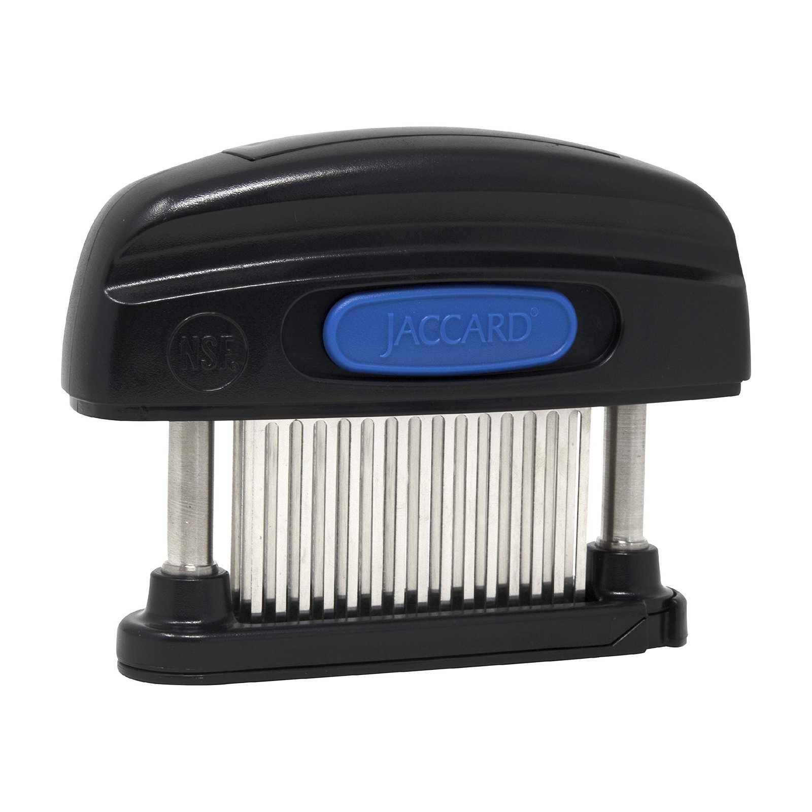 Version 1.0.0 Jaccard 45-Blade Meat Tenderizer, Simply Better Meat Tenderizer, Stainless Steel Columns/ Removable Cartridge, NSF Approved, Black - Image 1
