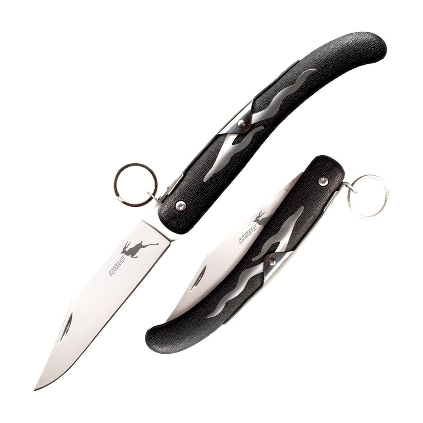 Version 1.0.0 COLD STEEL Kudu 4.25" 5Cr15MoV Steel Clip Point Razor-Sharp Blade 5.75" Zy-Ex Handle Everyday Carry Folding Knife w/Ring Lock - Image 1