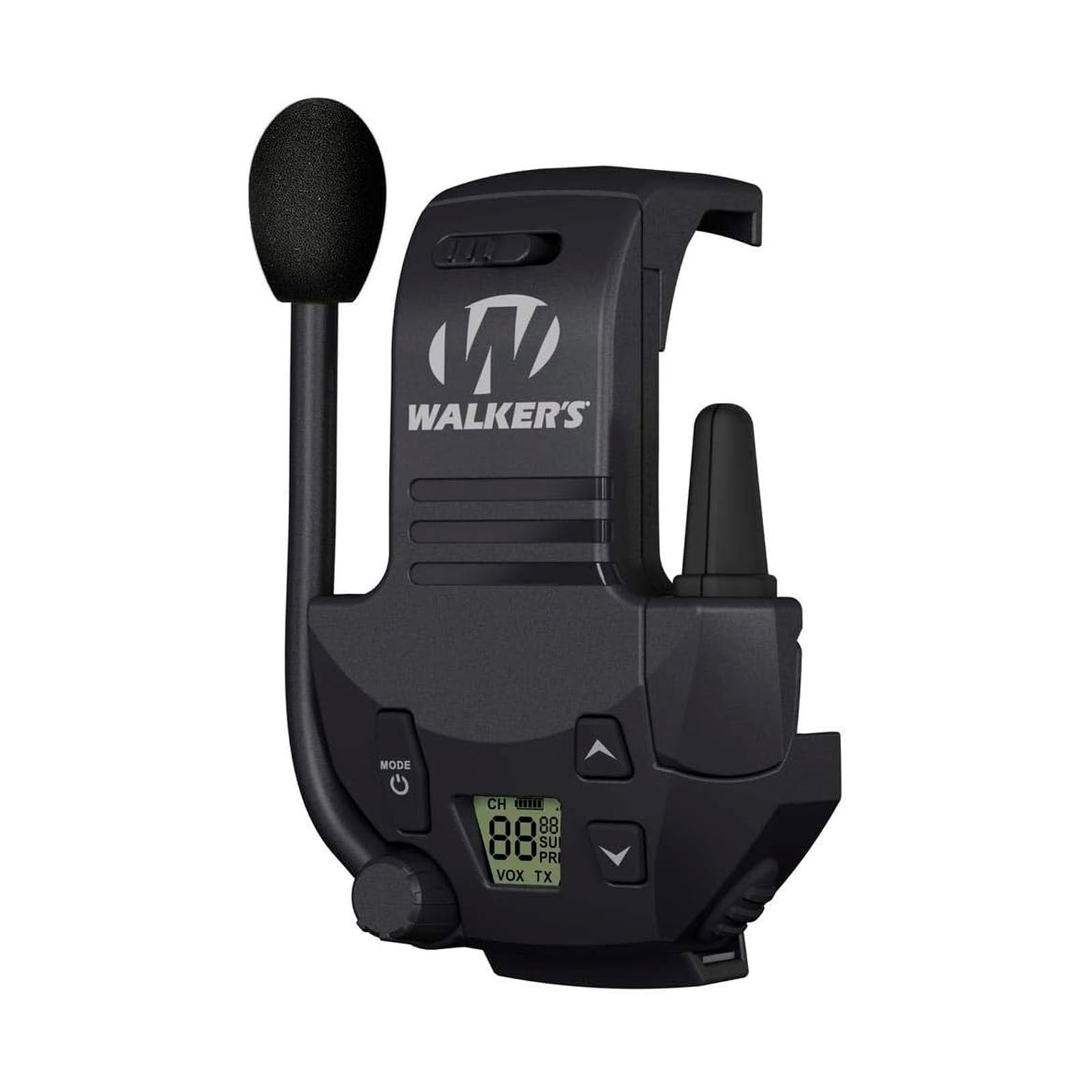 Version 1.0.0 WALKER'S Razor Walkie Talkie Attachment - 22 Channels 3 Miles Range Distance Voice-Activated Handsfree Communication Device for Razor Shooting Muffs, 3 AAA Batteries Included - Image 1