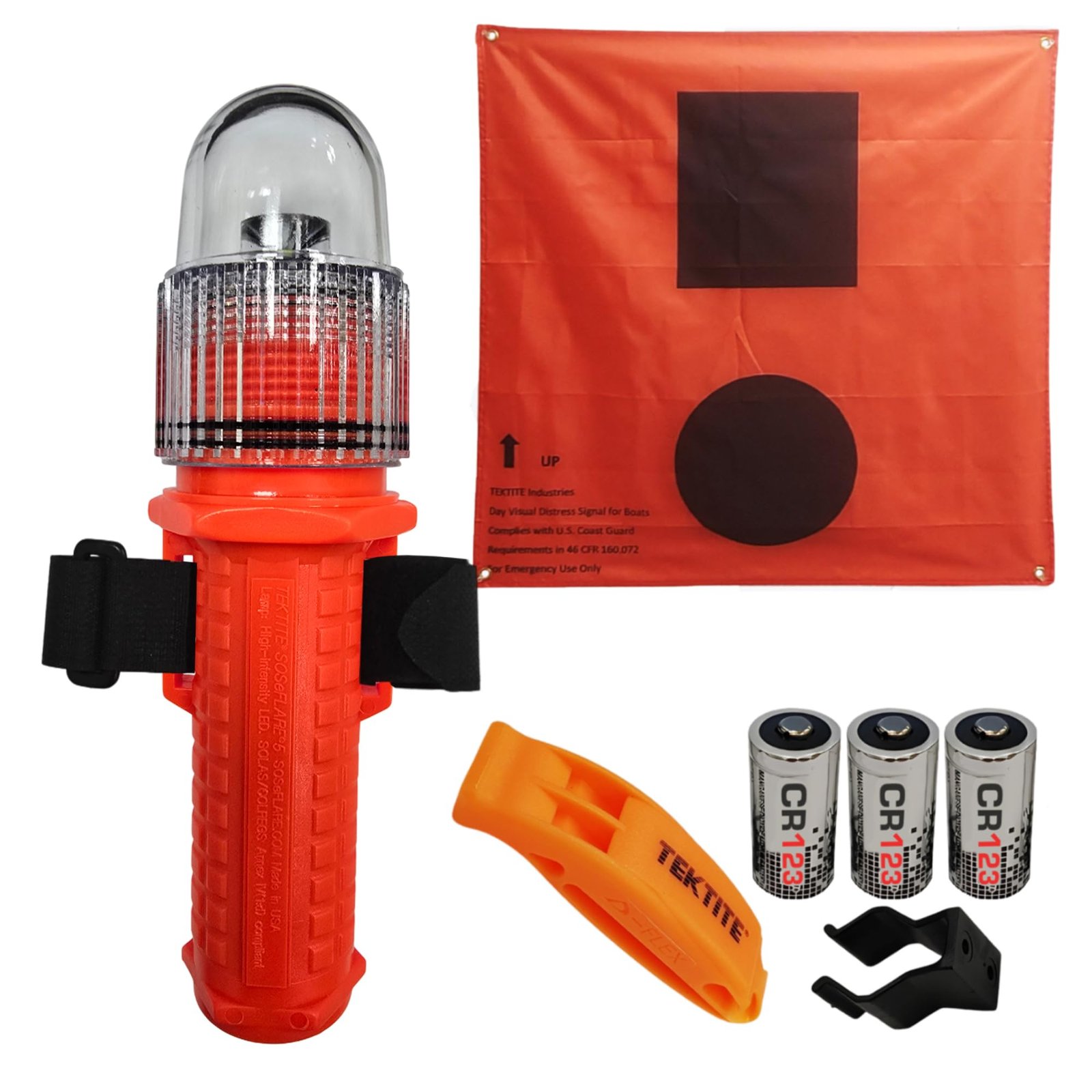 Version 1.0.0 SOSeFLARE 5 NO MORE FLARES, Electronic Boat Distress Flare, Waterproof LED - Image 1