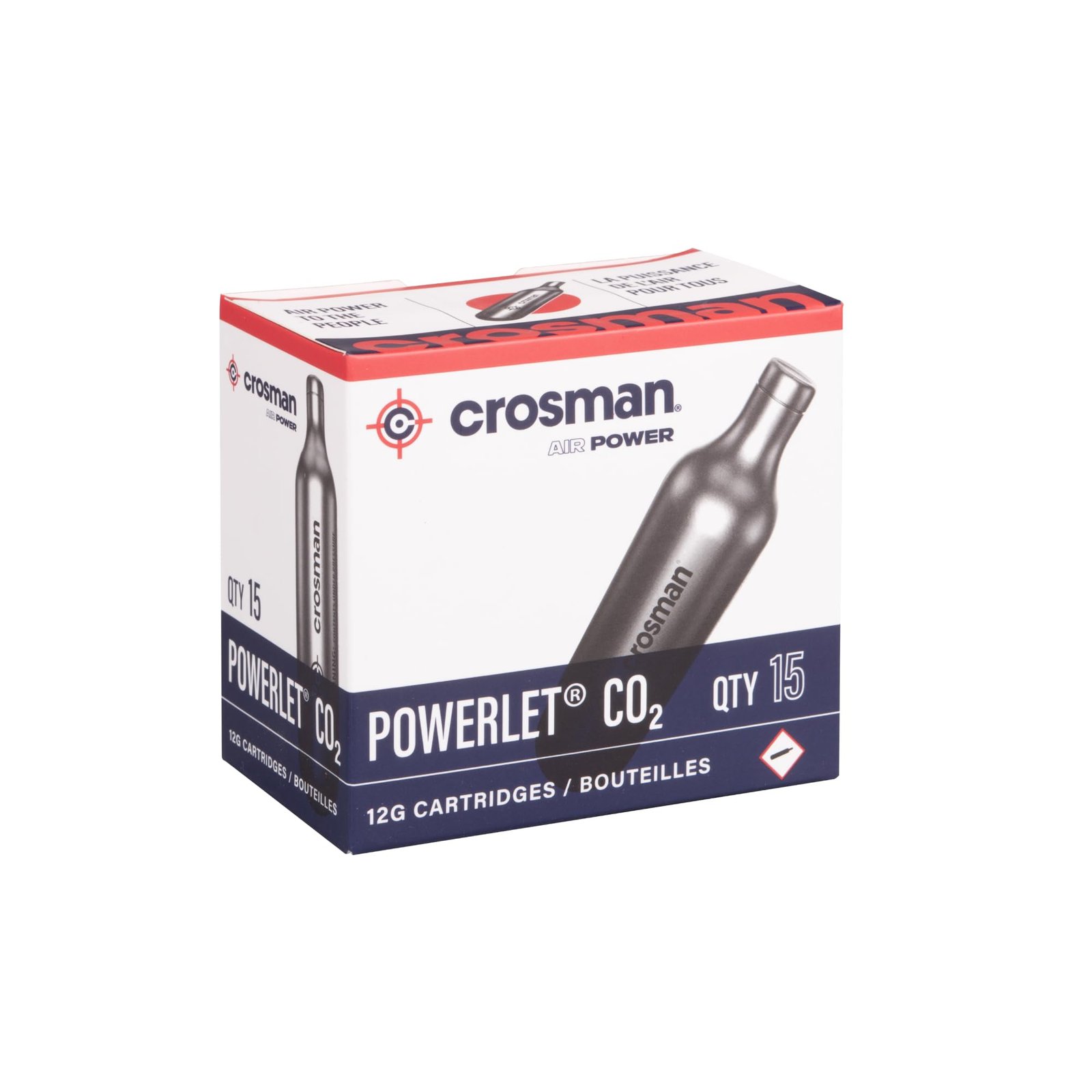 Version 1.0.0 Crosman Powerlet CO2 Cartridges for Air Rifles, Air Pistols & Paintball - Snug Fit, Leak-Free Seal, Durable Metal Construction - Made in USA, Multi-Pack Options. - Image 1