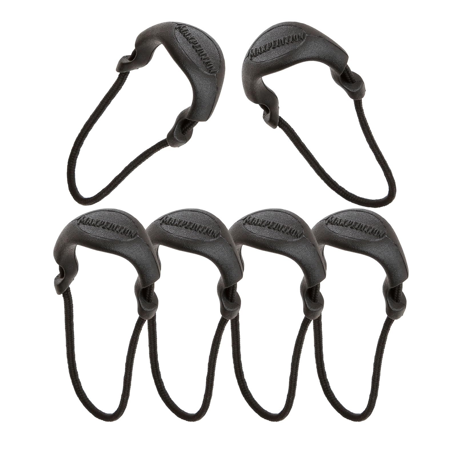 Version 1.0.0 Maxpedition Small Zipper Pulls (6 Pack), Black - Image 1